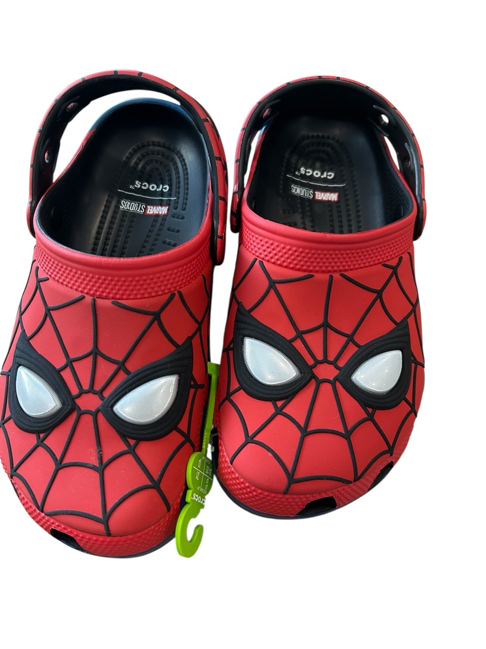 Crocs Kids Spider-Man Red Slip-On Clog size 3 J